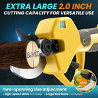 Electric Pruning Shears Cordless Pruner Shears Brushless 2.0 Inch Cutting Diameter with 2 * 2Ah Battery Pruning Shears Garden Tool for Tree Trimming Branch Cutter