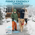 Ice Melt for Snow Pet Friendly - Fast Acting Magnesium Chloride Ice Melt Salt, Snow Salt 45lb Bucket with Scoop