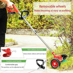 Electric Weed Wacker 21V Electric Weed Cordless Eater with 2pcs Batteries and 3 Types Blades&Auxiliary Wheel Weed Trimmer Lightweight 3 in 1 Stringless Grass Trimmer Edger/Brush Cutter for Lawn