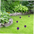 ibasenice Garden Reflection Ball Outdoor Decorative Spheres Polishing Reflective Ball for Landscape