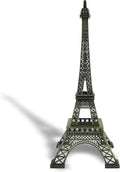 allgala 15" Eiffel Tower Statue Decor Alloy Metal, Bronze