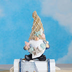 Leekung Garden Gnomes Statues - Outdoor Funny Garden Decor - Ocean Gnomes for Indoor/Outdoor, Beach, Patio, Lawn, Yard, Porch, Bookshelf Gifts