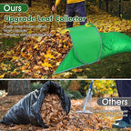 Leaf Collector with Extension Lawn Bags,Portable Pop Up Leaf Bag,Thickened Leafs Scoops,Reusable Yard Garden Bags for Leaves and Trash (1 Pack)