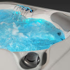 Excellence Outdoor Hot Tub, FIts 4 Adults, Indoor Outdoor Hot Tub, 41 Jets, Cover Included, Lounger Spa, Bluetooth Stereo, LED Water Fall, Wellness Tool, Aqualife by Strong Spas