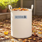 Lawn Garden Clippings Bags Yard Waste Bins Reusable Bags Leaf Container and Trash Bag With Two Carry Handles Two Size (Bigger size)