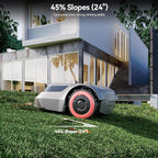 Redkey MGC500 Robot Lawn Mower with 390ft Boundary Wires for 0.12 Acre (1/8 Acre), 45% Slope, 70Mins Runtime, Auto Recharge, Automatic Robotic Lawn Mower w/Precise Location & Breakpoint Detection