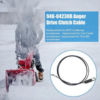 2Pack 746-04230B Auger Control Cable Replacement for MTD Troy-Bilt Cub-Cadet Snow Blower, 946-04230 Auger Clutch Cable Replacement for Yard Machines Snow Thrower 946-04230A 946-04230