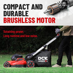 58V 21" Cordless Electric Lawn Mower - Self-Propelled, Brushless Motor, 3-in-1 (Mowing/Collecting/Mulching), 7 Cutting Heights, Foldable Handle, LED Light, 7.5Ah Battery + 8A Fast Charger Included