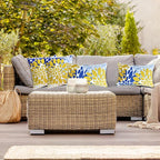 JMGBird Outdoor Throw Pillows with Inserts Pack of 2 18x18 Inches Decorative Pillows, Square Pillow for Bed, Couch, Sofa