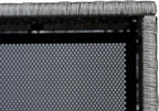 happimess TRK1002A Nino 59.06" Modern Minimalist Outdoor Faux Wicker Deck and Patio Storage Box, Gray, Soft-Close, for Package Delivery, Patio Furniture, Cushions, Gardening Tools, Pool Supplies