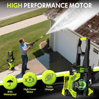 Power washers for Home, Home Cleaning, 4 Quick-Connect Nozzles & Adjustable Soap Tank Washers for Cars, Driveways, Patios, Fences