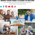 Luvan Bird Feeder with Camera, 1080 HD AI Identify Birds Species, Smart Solar-Powered, Auto Capture Birds& Motion Detection for Watching