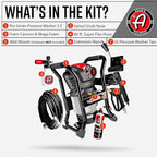 Adam's Pro Series Electric Pressure Washer 2.0 (Complete Kit) - Professional Powerful Detailing Car Washing Pressure Sprayer, Includes Snub Nose, Wall Mount & Pressure Washer Tips | 1200 PSI, 1.76 GPM