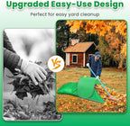Leaf Collector, Foldable Portable Leaf Bags, Reusable Yard Garden Bags for Leaves, Grass, Lawn Trash
