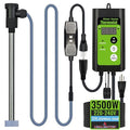 240V 3500W Fully Submersible, Electric Hot Tub & Swimming Pool Immersion Water Heater with Temp Control & GFCI for Baptismal Pool, Baptistry, Above Ground Pool, Inflatable Pool & spa tub