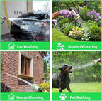 Stainless Steel Metal 25FT Garden Hose Lightweight, Puncture & Rust Proof Heavy Duty Water Hose for Yard, RV, Garden, Outdoor