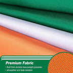 Ireland Irish Flag 3x5 ft Outdoor, Double Sided 3 Ply Heavy Duty Ireland National Country Flag, 100% Quality Polyester Irish Banner with Brass Grommets 4 Rows Stitches