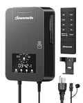DEWENWILS 200W Low Voltage Landscape Transformer, 120V AC to 12V DC, Outdoor Landscape Lighting Transformer with Remote, Photocell Sensor & Timer, Weatherproof for Garden Spotlights Pathway Lights