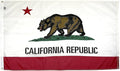 FlagSource California Nylon State Flag, Made in the USA, 4x6'