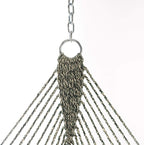 Original Pawleys Island Deluxe Green Oatmeal Heirloom Tweed DuraCord Rope Hammock – 13 ft. x 60 in., 2-Person, 450 lb Capacity, Oak Spreader Bar, Zinc-Plated Hardware, Handcrafted in The USA