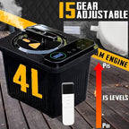 XL Portable Sauna Box, 4L Steamer Portable Steam Sauna for Home, Personal Sauna with Big Sauna Chair, Remote Control, Gray, 1400W