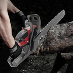 20 Inch Gas Chainsaw 58CC 2.4KW Petrol Chainsaw 2-Stroke Gas Chain Saws, Engine Chain Saw Set Gas Chainsaws for Cutting Wood Outdoor Home Farm Us (Black Red)