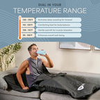 LifePro RejuvaWrap Far Infrared Sauna Blanket for Detox & Relaxation – Available in 5 Colors & 3 Models – Portable Sauna Blanket Infrared for Muscle Relief, Circulation & Recovery – 9 Heat Levels