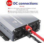 GIANDEL Power Inverter 2000W Modified Sine Wave DC 12V to AC 110V 120V with Wireless Remote Controller LED Display & 2.4 Amps USB Port for RV Truck Boat