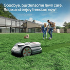 Sunseeker X7 Wireless Robot Lawn Mower 0.75 Acre/ 32,000Sq. Ft, with Smart APP Control, Vision AI System & RTK, Path Planning, Adaptive Floating Cut Height up to 4", Included a Set of Blades.