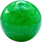 Amazing Gemstone Green Strawberry Quartz Crystal Ball with Stand - 2 Inches Crystal Sphere Meditation Balls for Witchcraft and Decorative Balls