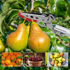 GARTOL Cut & Hold Long Reach Pole Pruner, 32 Inch Lightweight Tree Trimmer Long handle Pruner, Cuts up to 1/2 Inch, One-Hand Use Garden Pruning Shears for Branches Trimming, Fruit Picking