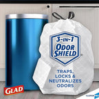CloroxPro Glad ForceFlex 13 Gallon Tall Kitchen Drawstring Trash Bags, 100 Count and Pine-Sol Multi-Surface, All-Purpose Cleaner, 2x Concentrated Formula, Lemon Fresh, 80 Fl Oz (Package May Vary)