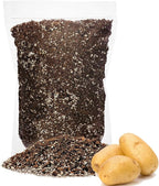 GARDENERA Premium Organic Potting Soil - 5 Quart - The Ideal Growing Medium for Delicious and Nutritious Homegrown Potatoes