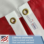 California Republic State State Flags 2x3 Outdoor Heavy Duty Double Sided Nylon Vivid Color Anti-Fading with 2 Brass Grommets for Home/Company/Indoor Outdoor Decoration