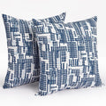 Outdoor Throw Pillows Waterproof Covers 2 Pack 18×18 Inch, Decorative Toss Pillows Covers, Rain-Proof, Fade Resistant for Patio Furniture, Sofa, Couch, Garden