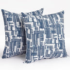 Outdoor Throw Pillows Waterproof Covers 2 Pack 18×18 Inch, Decorative Toss Pillows Covers, Rain-Proof, Fade Resistant for Patio Furniture, Sofa, Couch, Garden