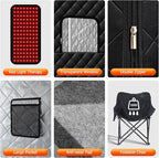 Portable Infrared Sauna with Red Light, Personal Sauna Spa with Remote Control and Large Foldable Chair, Full Size Dry Heated Home Saunas Tent for Detoxation & Relaxation