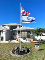 Israeli Flags 2x3 FT Made in The USA-Heavy Duty Vibrant Colors Double Sided Israeli National Flag Flag with 2 brass grommets for Home/Company/Indoor Outdoor Decoration