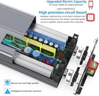 24V 4000W Pure Sine Wave Inverter 24V DC to 110V/120V AC Converter with 4AC Outlets, 5V/3.4A USB, Remote Control with on-Screen Display, Off-Grid Solar Power Inverter for Truck, Home, Vehicles, RV