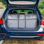 4 Pcs 66 Gallon Large Moving Bags with Zipper and Handles Foldable Storage Duffle Bags Heavy Duty Extra Large Totes for College Dorm Travel Clothes Blankets Bedding Moving (Silver)