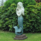 Large 37 - Inch Mermaid Statue Outdoor Decor for Garden, Patio, Yard, Lawn, Porch