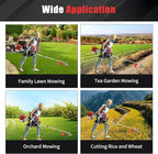 2 Stroke 26cc Gasoline Weed Trimmer Brush Cutter Lawn Edger Grass Weed Eater, Gas Weed Trimmer Gas Weedeaters Grass Trimmer Cordless Gasoline Power w/ 2 Blade Heads