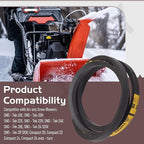 07200603 Wheel Drive V- Belt Compatible with Ari-ens Classic 24 E, Compact 20/22/24, SNO-Tek 24 120V/28 120V, ST24LE Snow Blower