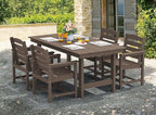 SERWALL Patio Dining Chair Set of 2, Coffee