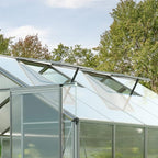 Greenhouse Topas 6 Aluminum Frame 7.4 x 12.6 ft with Approx. 6 mm Polycarbonate Panels