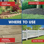 Roundup Weed & Grass Killer₄ with Sure Shot Wand, Use in and Around Flower Beds, Trees, and Driveways, 1 gal.