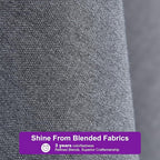 PURPLE LEAF 8 FT Cantilever Patio Umbrella Outdoor Aluminum Offset Square Umbrella with 3 Years Fade Resistance Recycled Fabric and 360-degree Rotation for Deck Pool Garden, Mist Grey