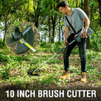 PowerSmart 40V 13" Cordless String Trimmer, 2-in-1 Battery Powered Weed Wacker Eater, 4.0AH Battery and Charger Included