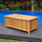 Cambridge Casual AM-370218T Arie Storage Box, Natural Teak