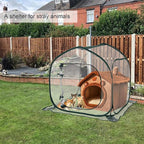 Mini Transparent Pop Up Greenhouse for Indoor and Outdoor Backyard Gardens - Portable Large Space and Durable